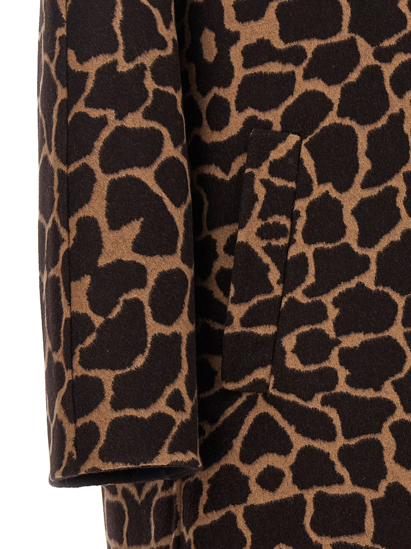 Max Mara Ortica Brown Virgin Wool Coat