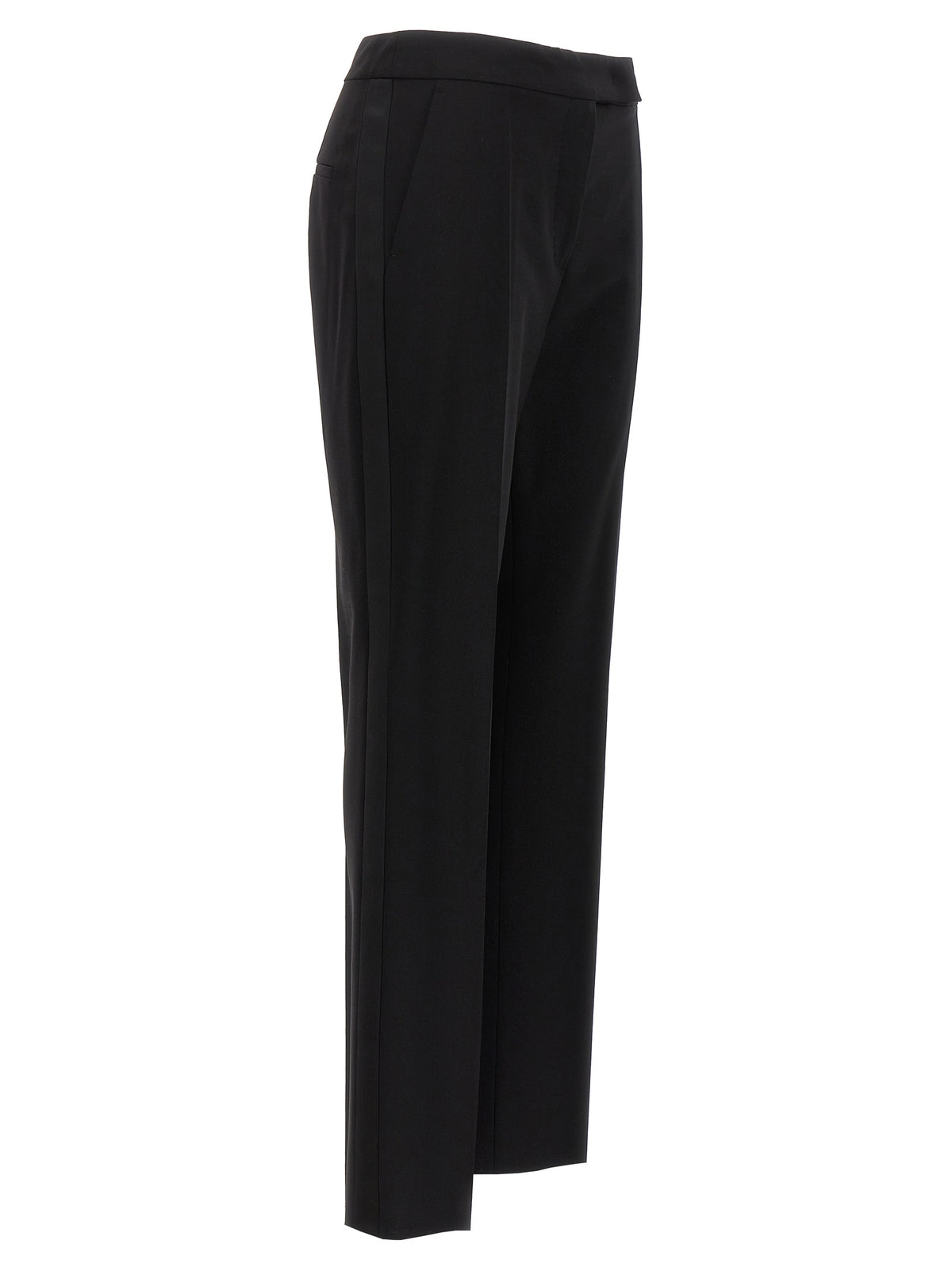 Max Mara Rino Black Virgin Wool Dress Pants