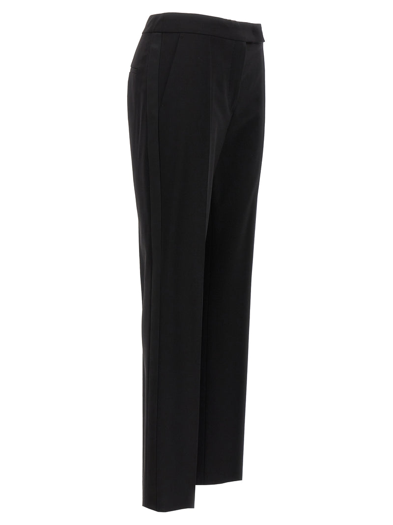 Max Mara Rino Black Virgin Wool Dress Pants