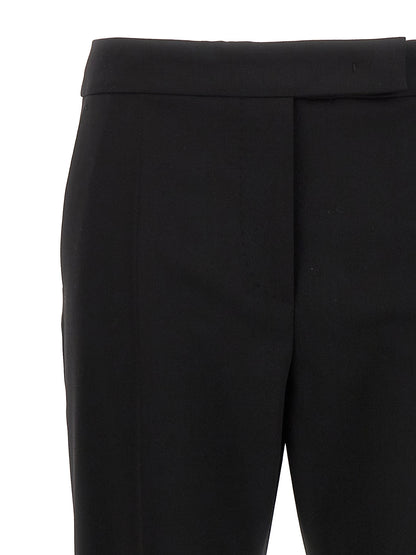 Max Mara Black Virgin Wool Dress Pants