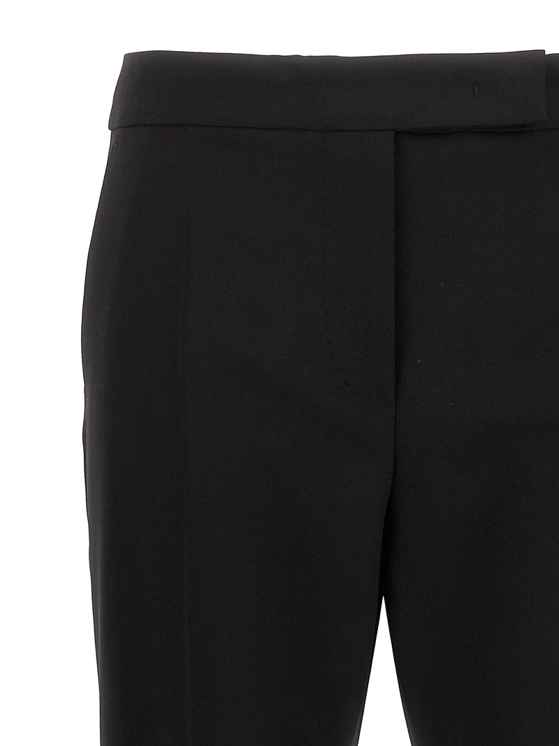 Max Mara Rino Black Virgin Wool Dress Pants