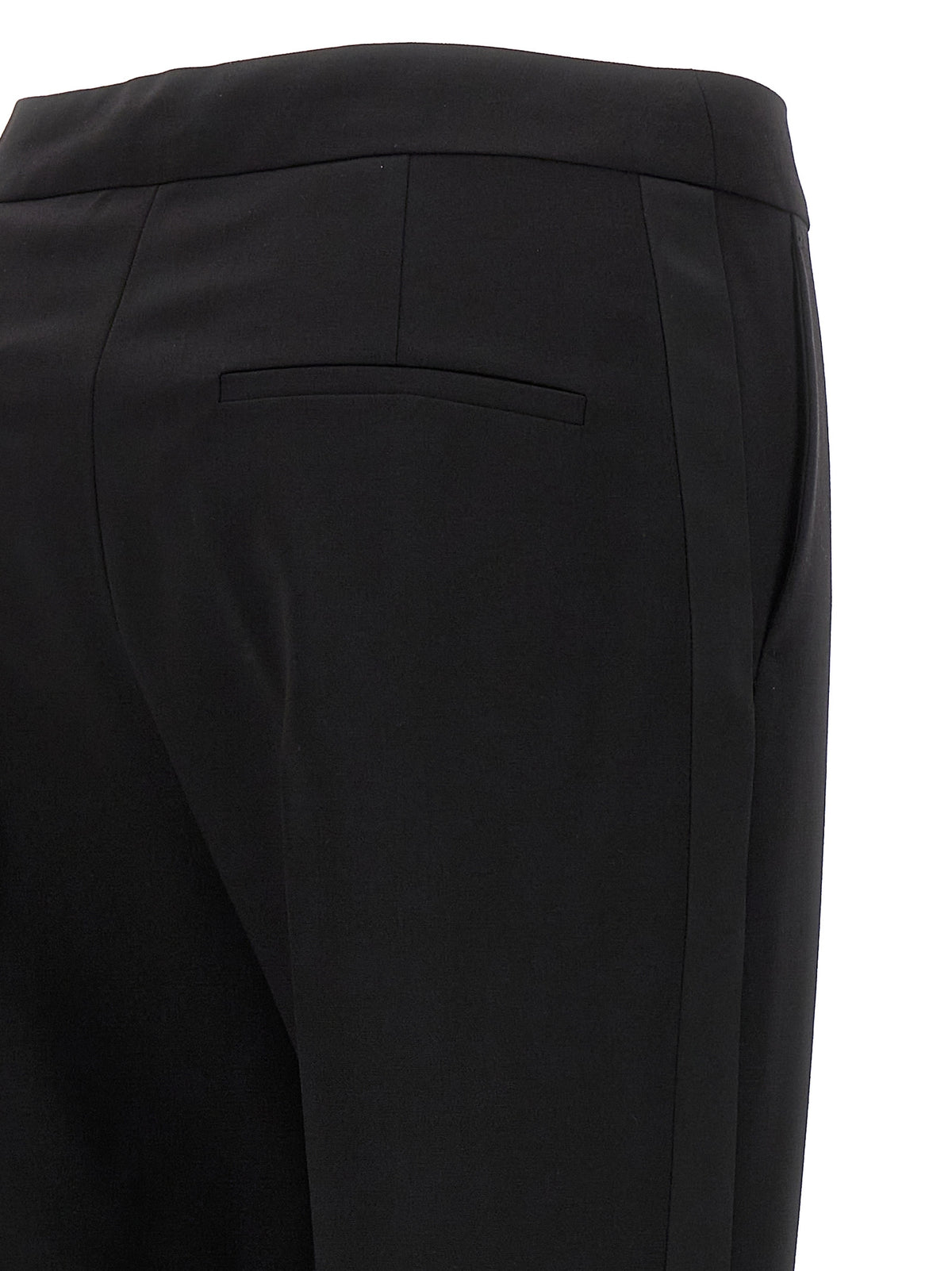 Max Mara Rino Black Virgin Wool Dress Pants