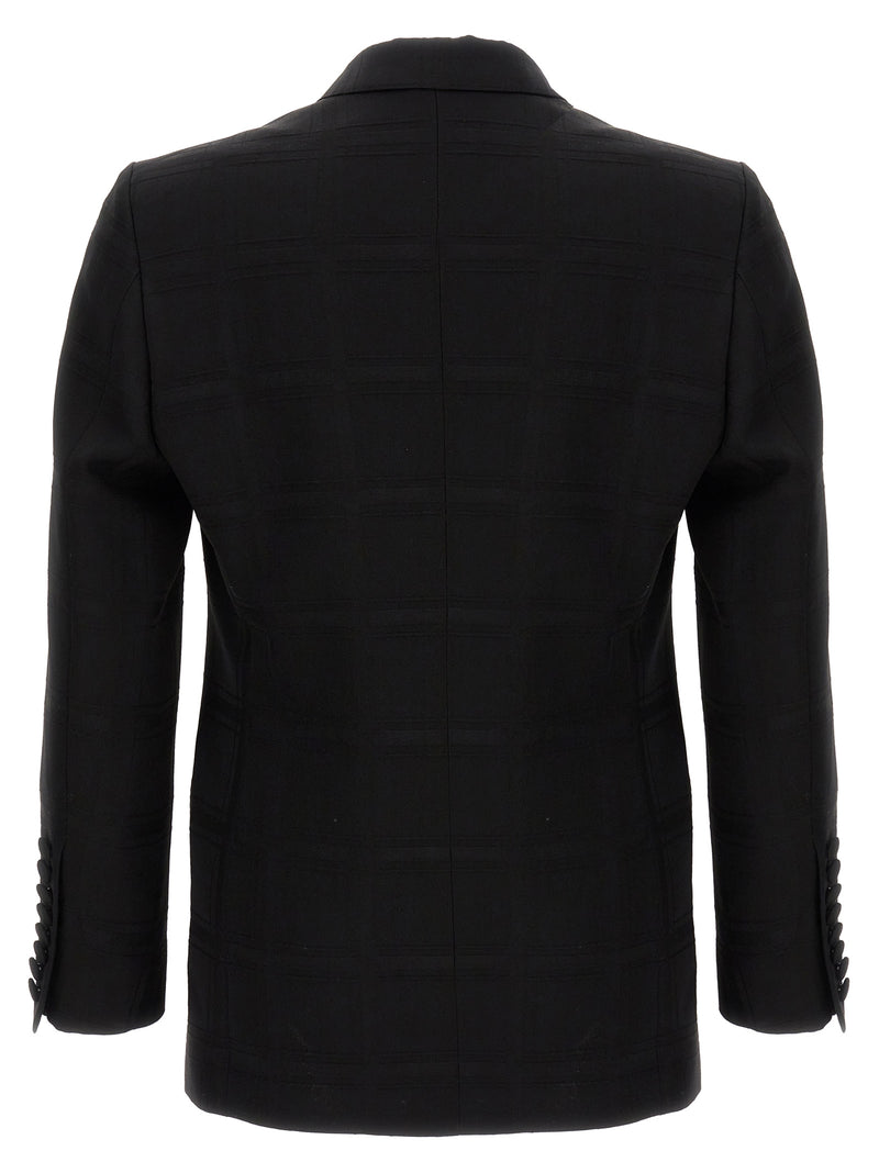 Etro Black Virgin Wool Blazer - Elegant Double-Breasted Design