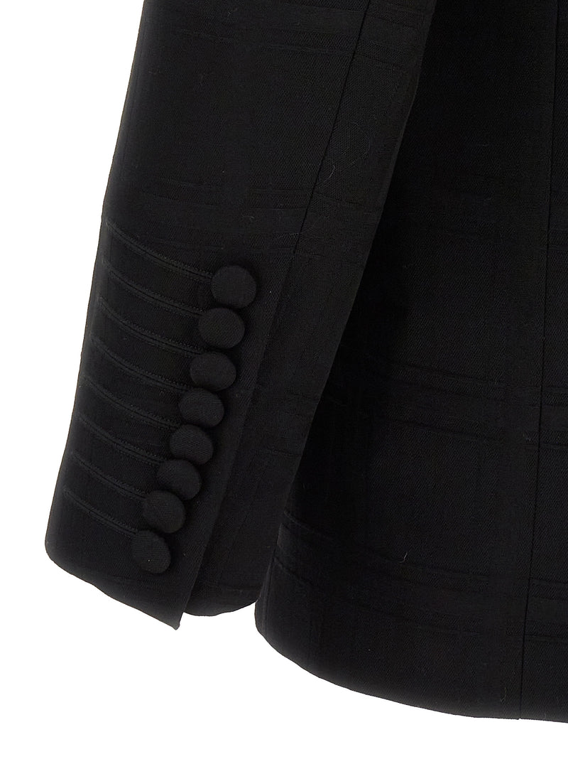 Etro Black Virgin Wool Blazer - Elegant Double-Breasted Design