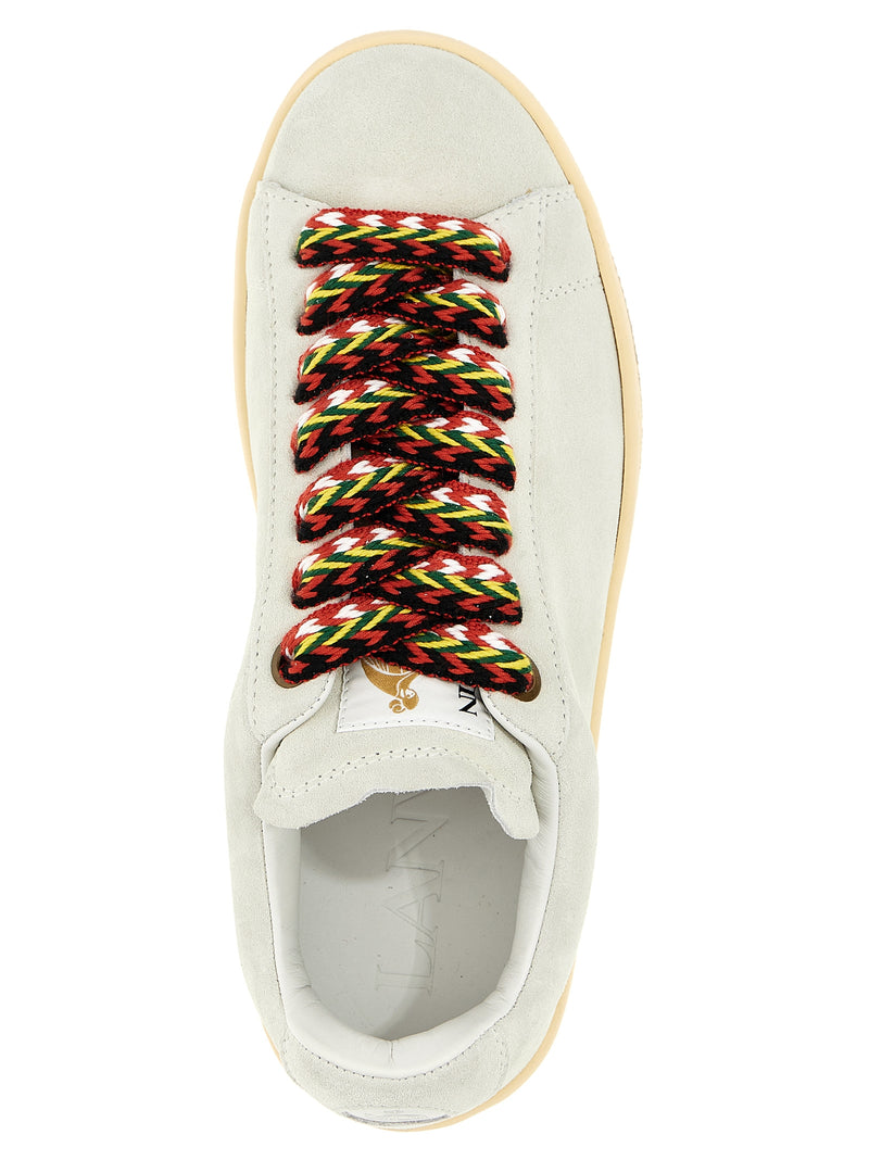 Sneakers en Cuir de Veau Blanc Lanvin "Lite Curb"
