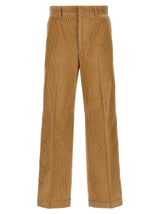 Palm Angels Beige Cotton Casual Pants - Stylish & Comfortable