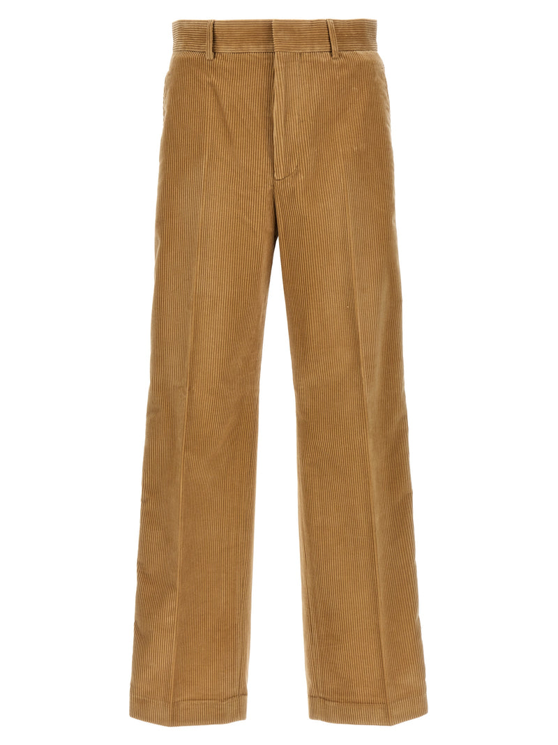 Palm Angels Beige Cotton Casual Pants - Stylish & Comfortable