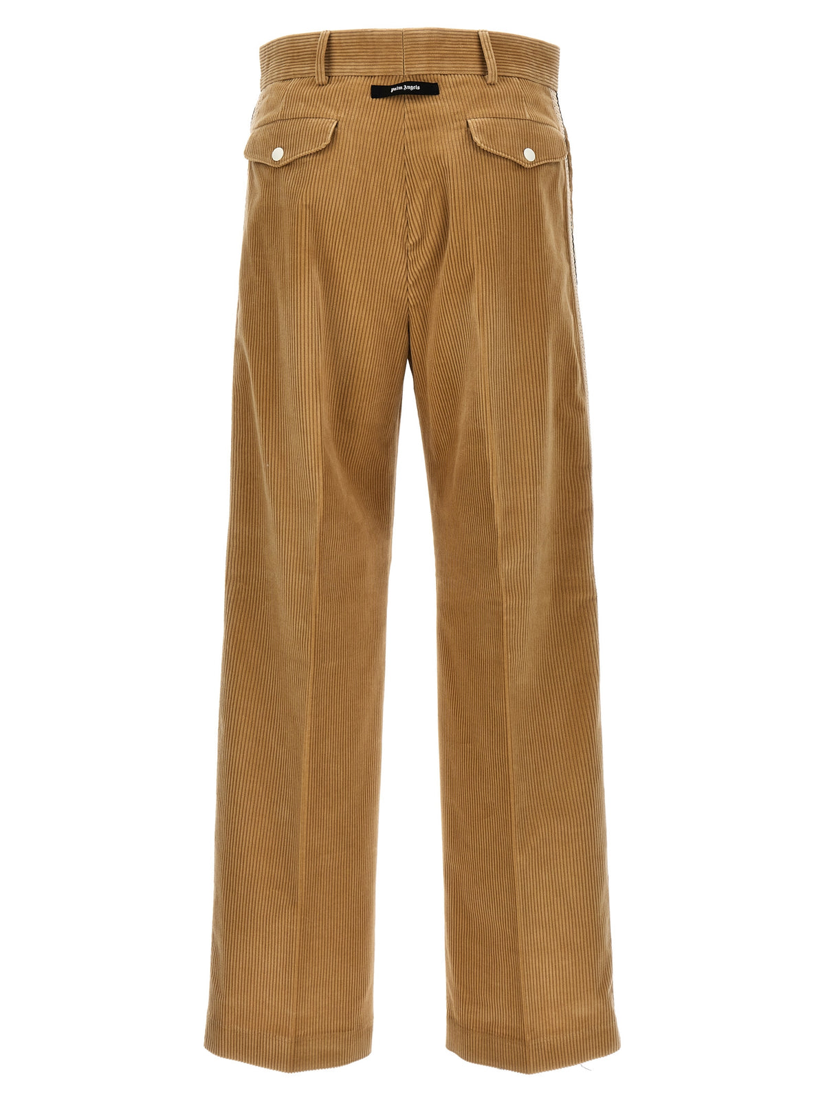 Palm Angels Beige Cotton Casual Pants - Stylish & Comfortable
