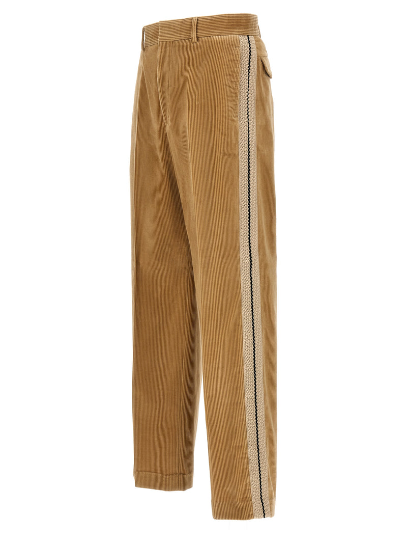Palm Angels Beige Cotton Casual Pants - Stylish & Comfortable