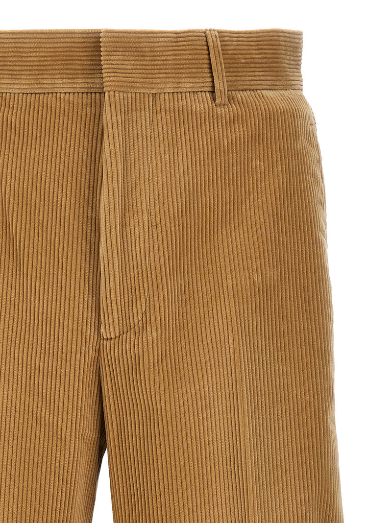 Palm Angels Beige Cotton Casual Pants - Stylish & Comfortable
