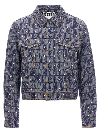 Moschino Blue Cotton Denim Jacket