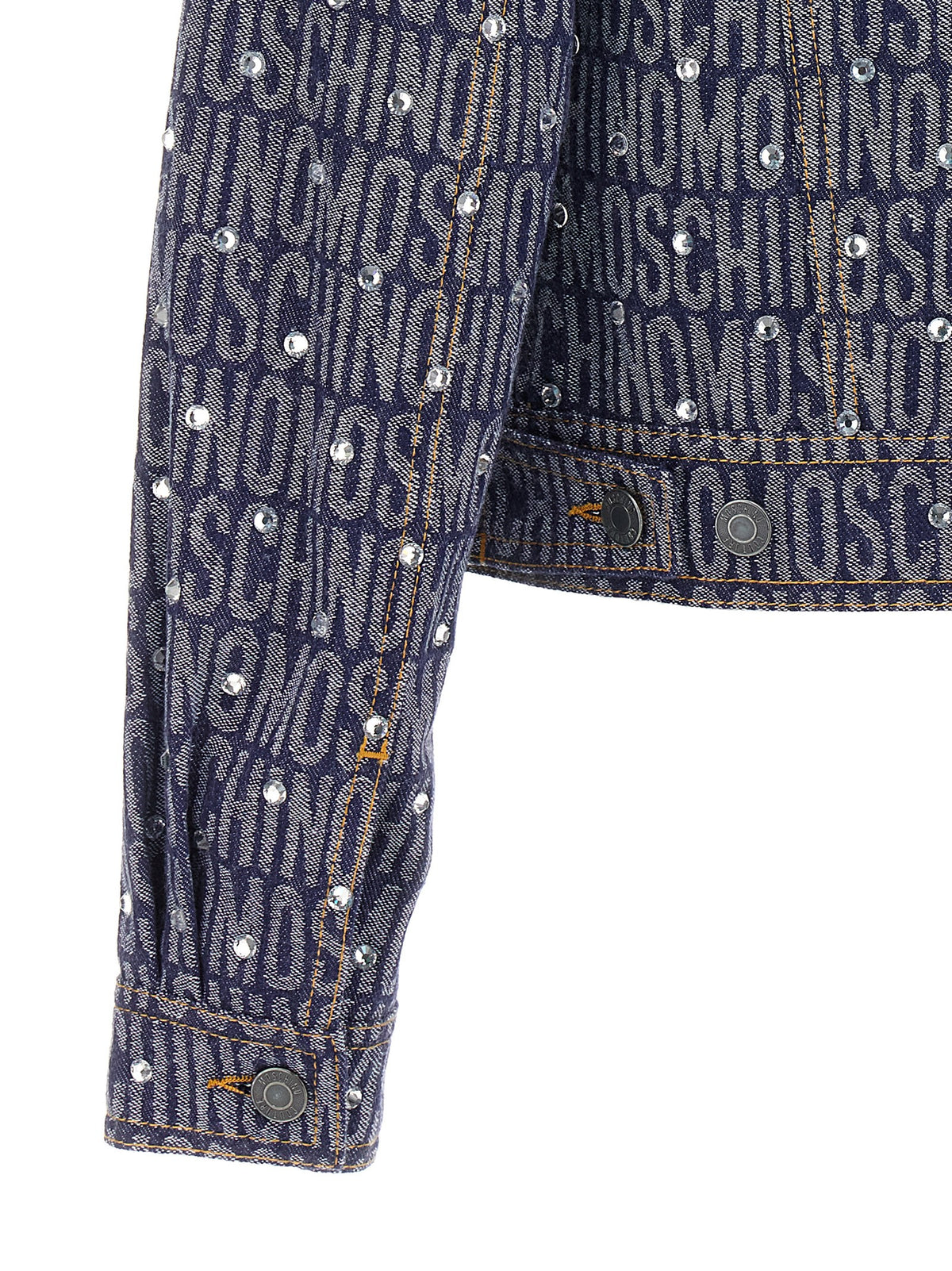 Moschino Blue Cotton Denim Jacket - Stylish & Trendy Design
