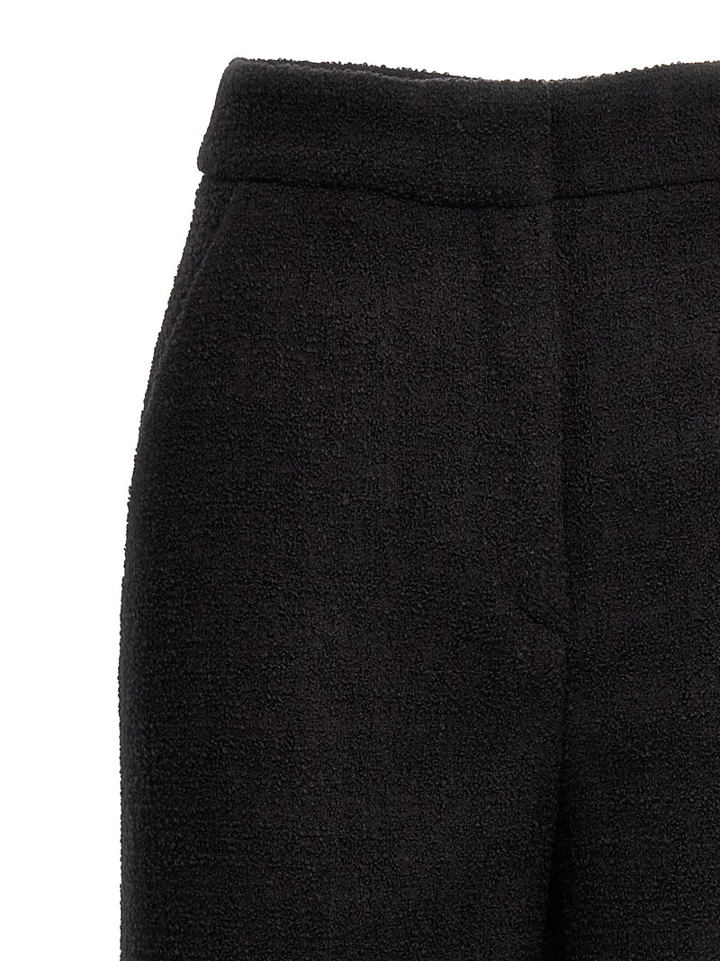Moschino Black Wool Cropped Pants - Chic Elegance