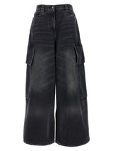 Palm Angels Gray Cotton Cargo Shorts - Women’s Stylish Comfort