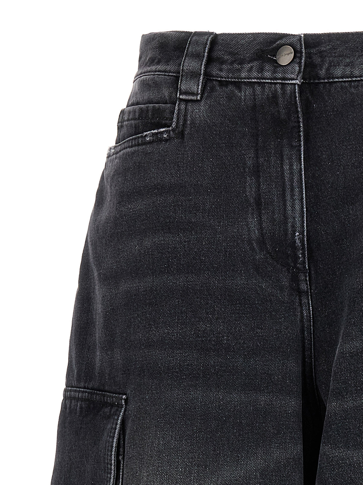 Palm Angels Gray Cotton Cargo Shorts - Women’s Stylish Comfort