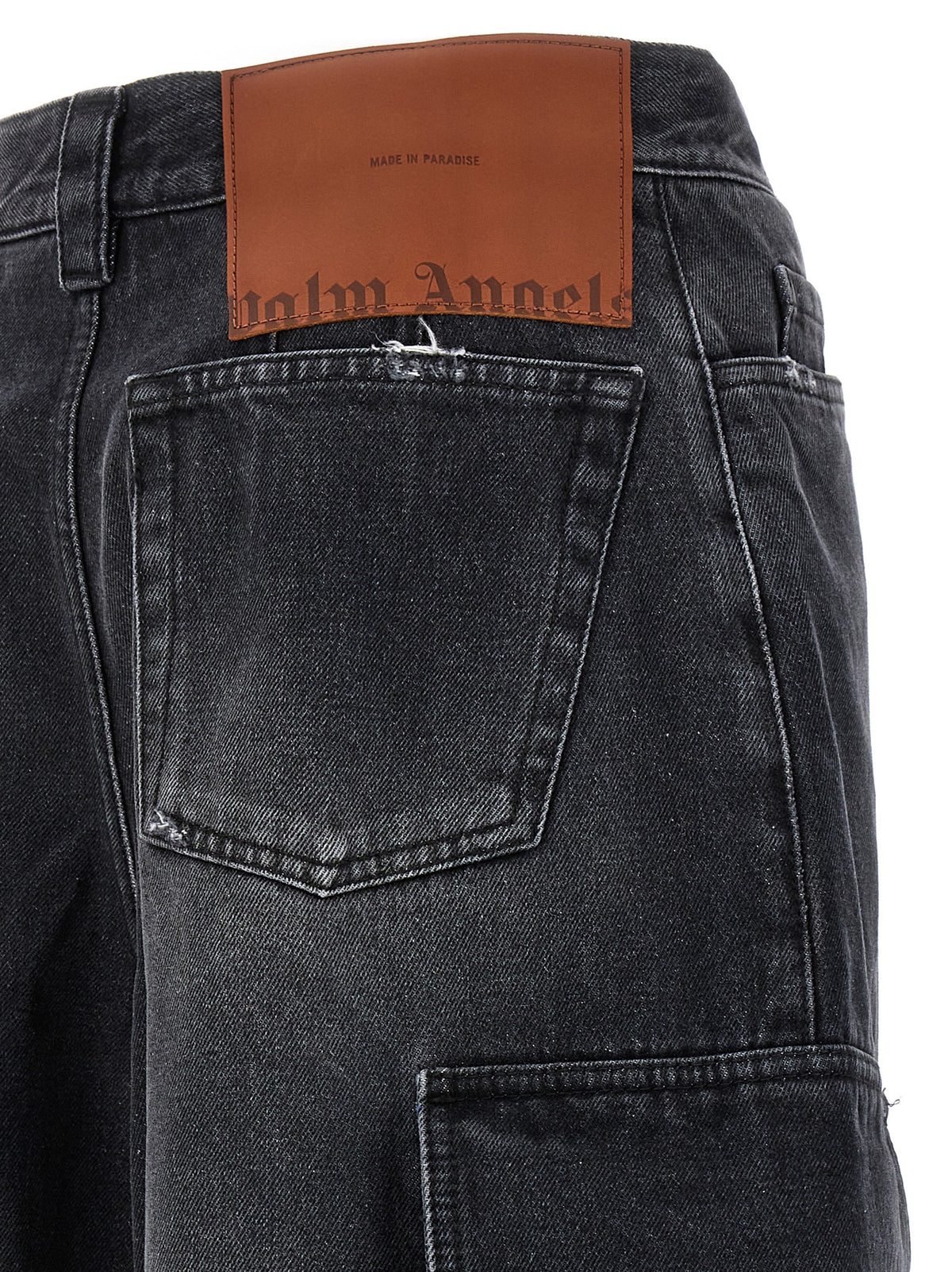 Palm Angels Gray Cotton Cargo Shorts - Women’s Stylish Comfort