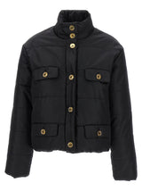Moschino Black Polyamide Full-Length Jacket - Stylish & Warm