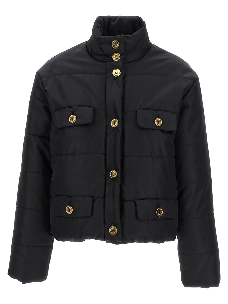 Moschino Black Polyamide Padded Down Jacket