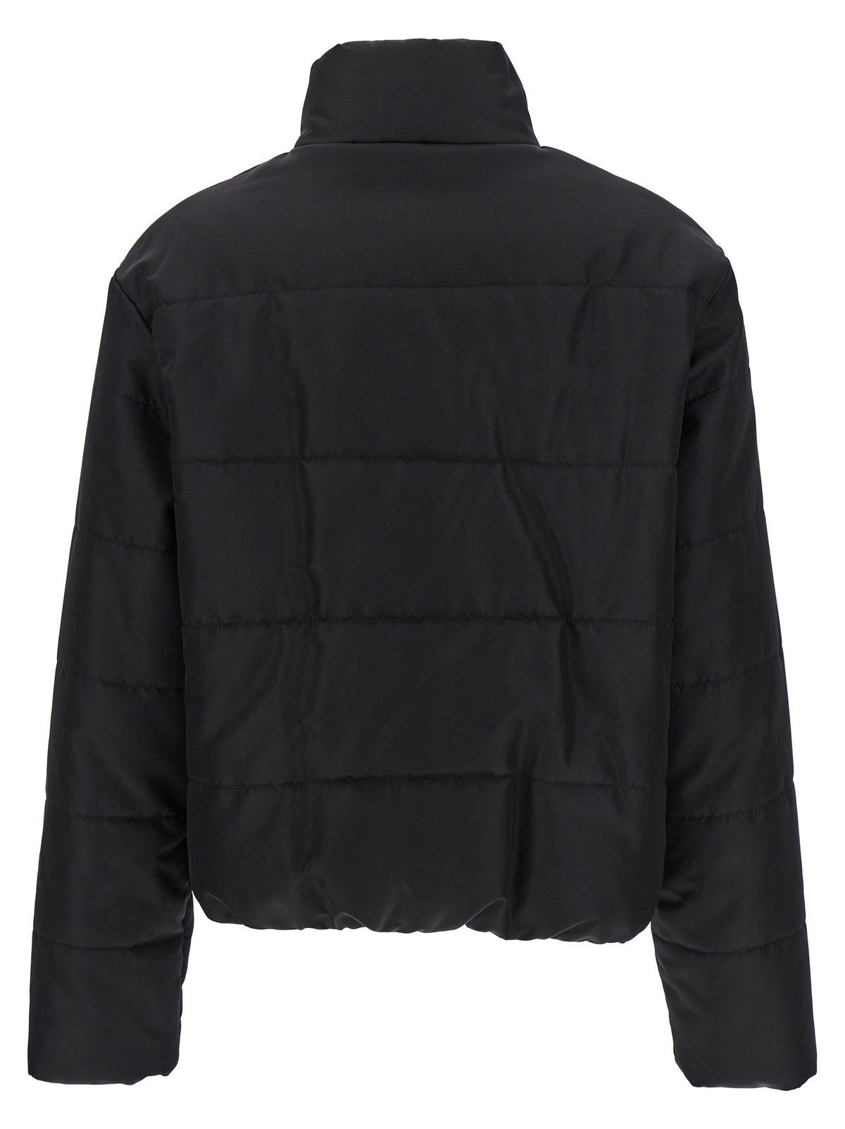 Moschino Black Polyamide Full-Length Jacket - Stylish & Warm