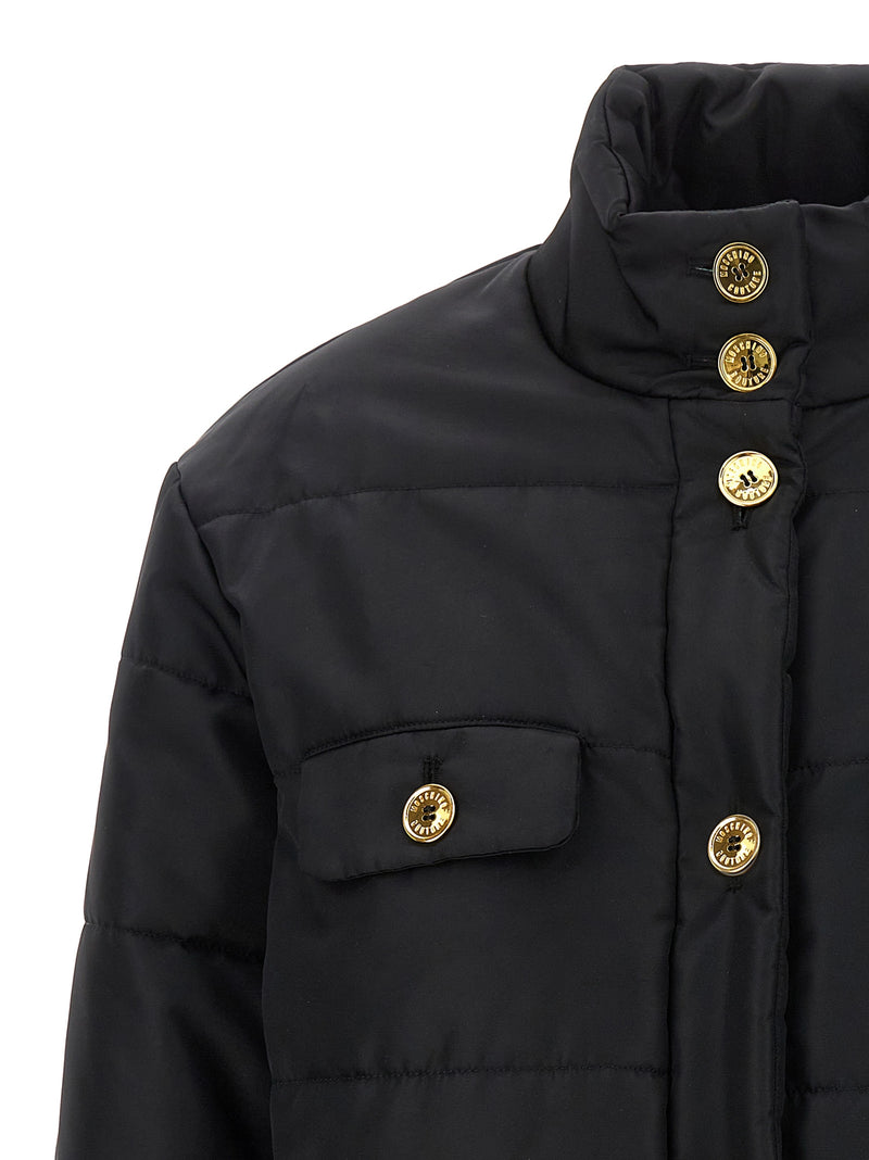 Moschino Black Polyamide Padded Down Jacket
