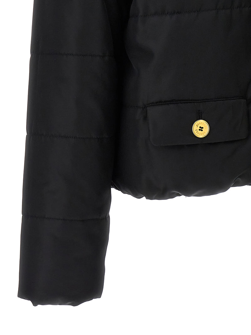 Moschino Black Polyamide Padded Down Jacket