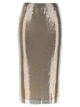 Sportmax ‘Cariddi’ Multicolor Polyester Midi Skirt