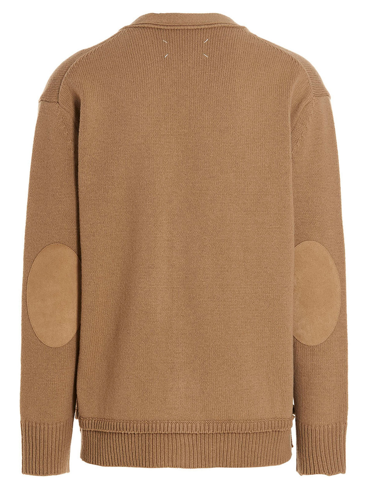 Maison Margiela Beige Wool Cardigan for Men