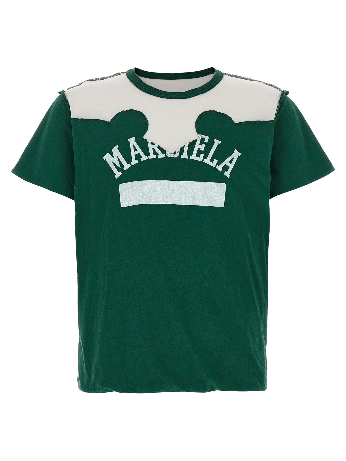 Maison Margiela Bicolor Cotton T-Shirt - Western Patchwork