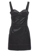 Maison Margiela Black Acetate Short Dress - Edgy Elegance