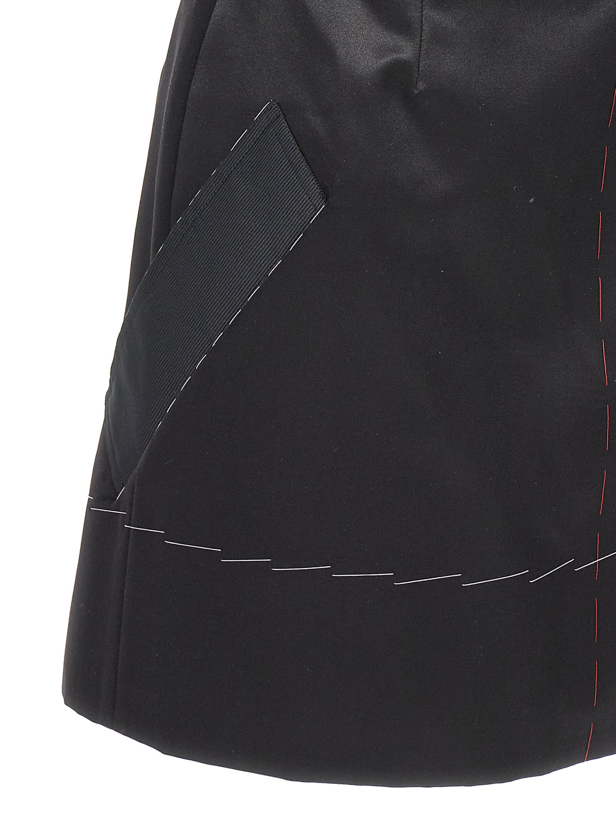 Maison Margiela Black Acetate Short Dress - Edgy Elegance