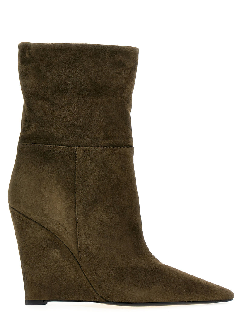 ALEVÌ Bicolor Suede Leather Ankle Boots - Bay Model