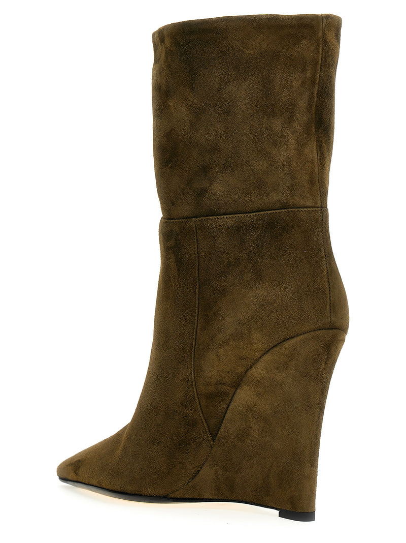 ALEVÌ Bicolor Suede Leather Ankle Boots - Bay Model