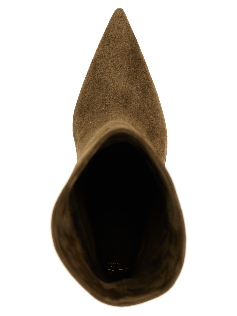ALEVÌ Bicolor Suede Leather Ankle Boots - Bay Model