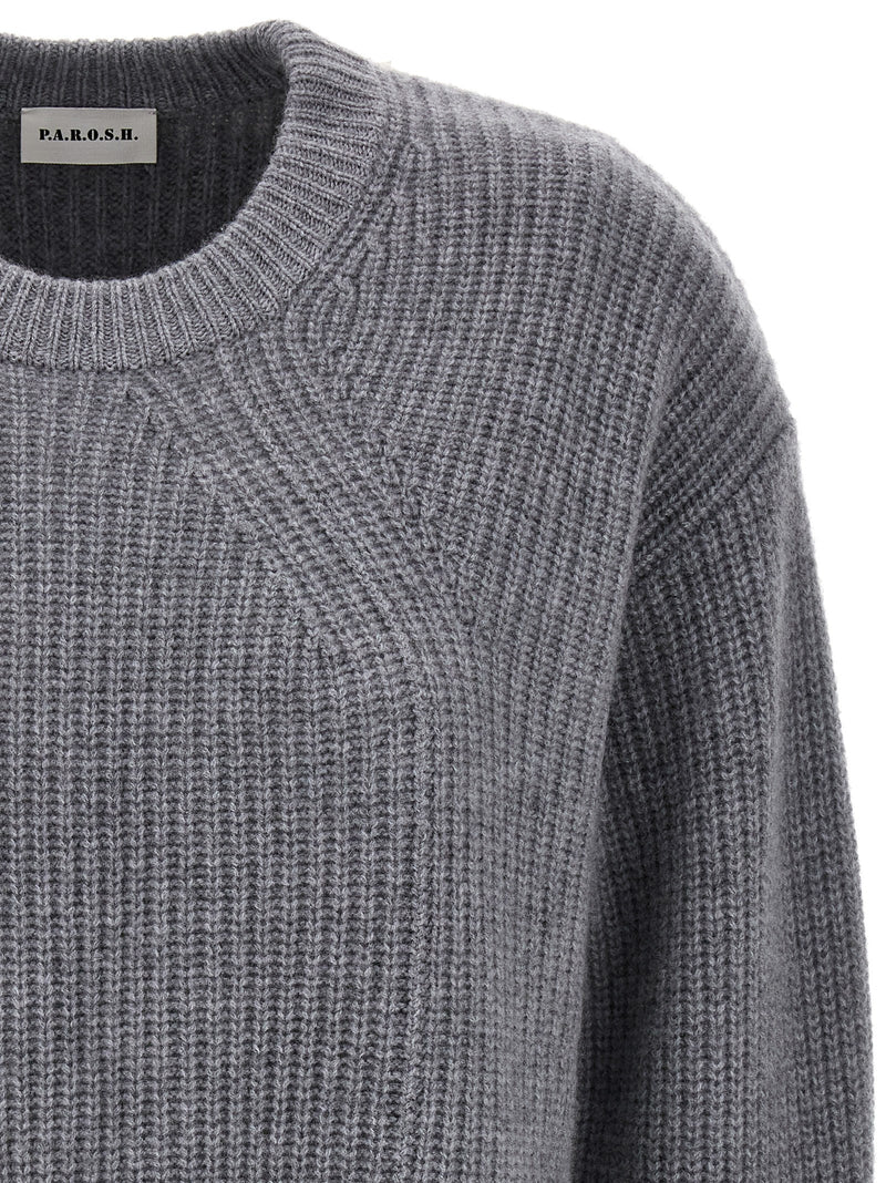 P.A.R.O.S.H. Gray Cashmere Cardigan for Women
