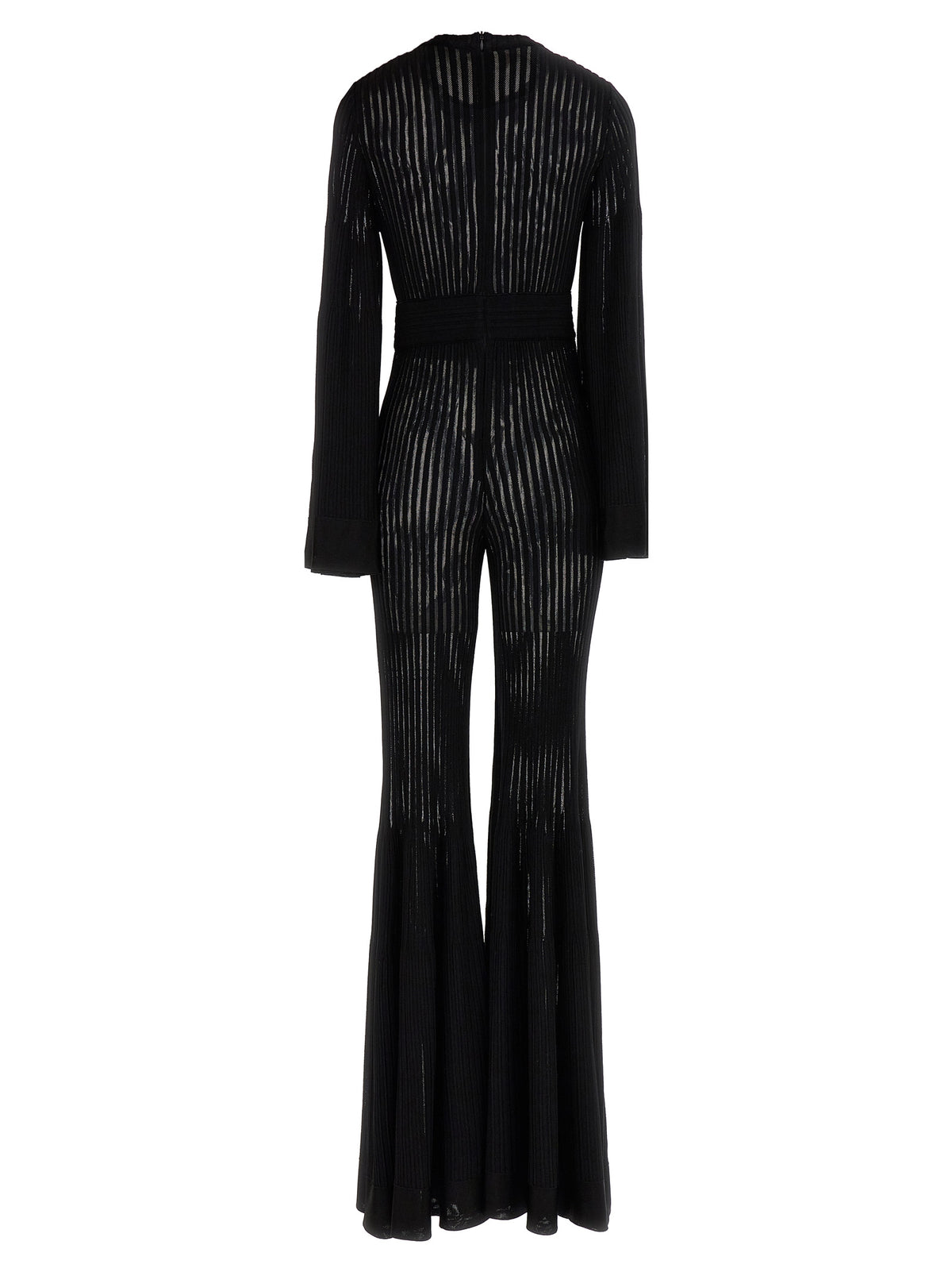 ANTONINO VALENTI Black Viscose 'Desire' Jumpsuit