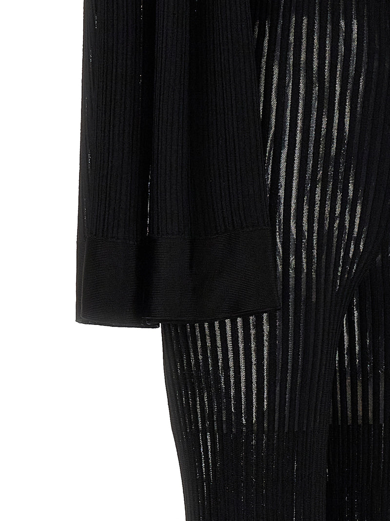 ANTONINO VALENTI Desire Black Viscose Jumpsuit