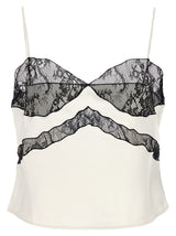 The Andamane Narcisa Bicolor Satin Blouse