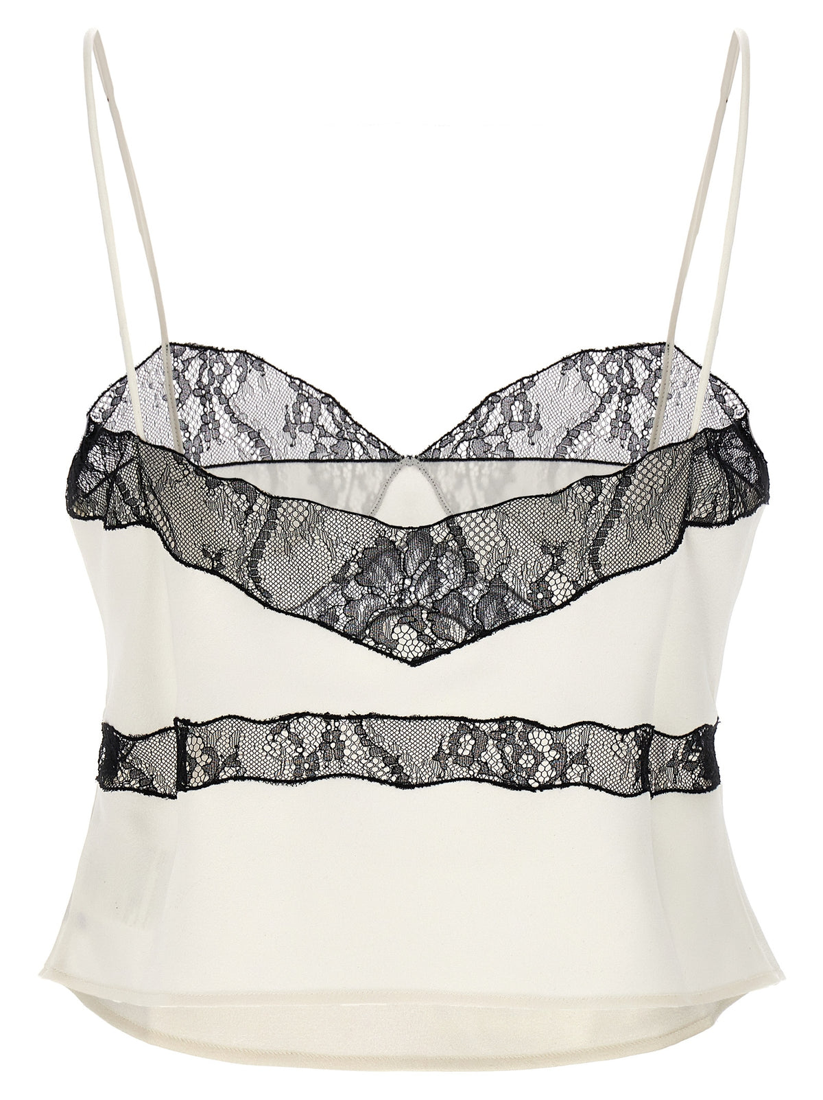 The Andamane Narcisa Bicolor Satin Blouse