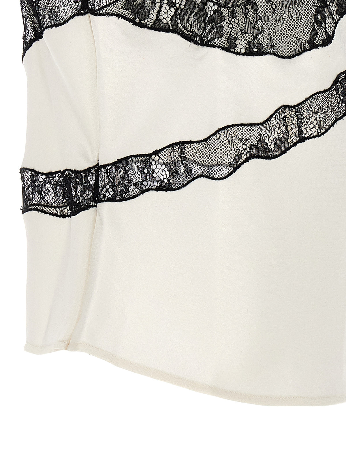 The Andamane Narcisa Bicolor Satin Blouse