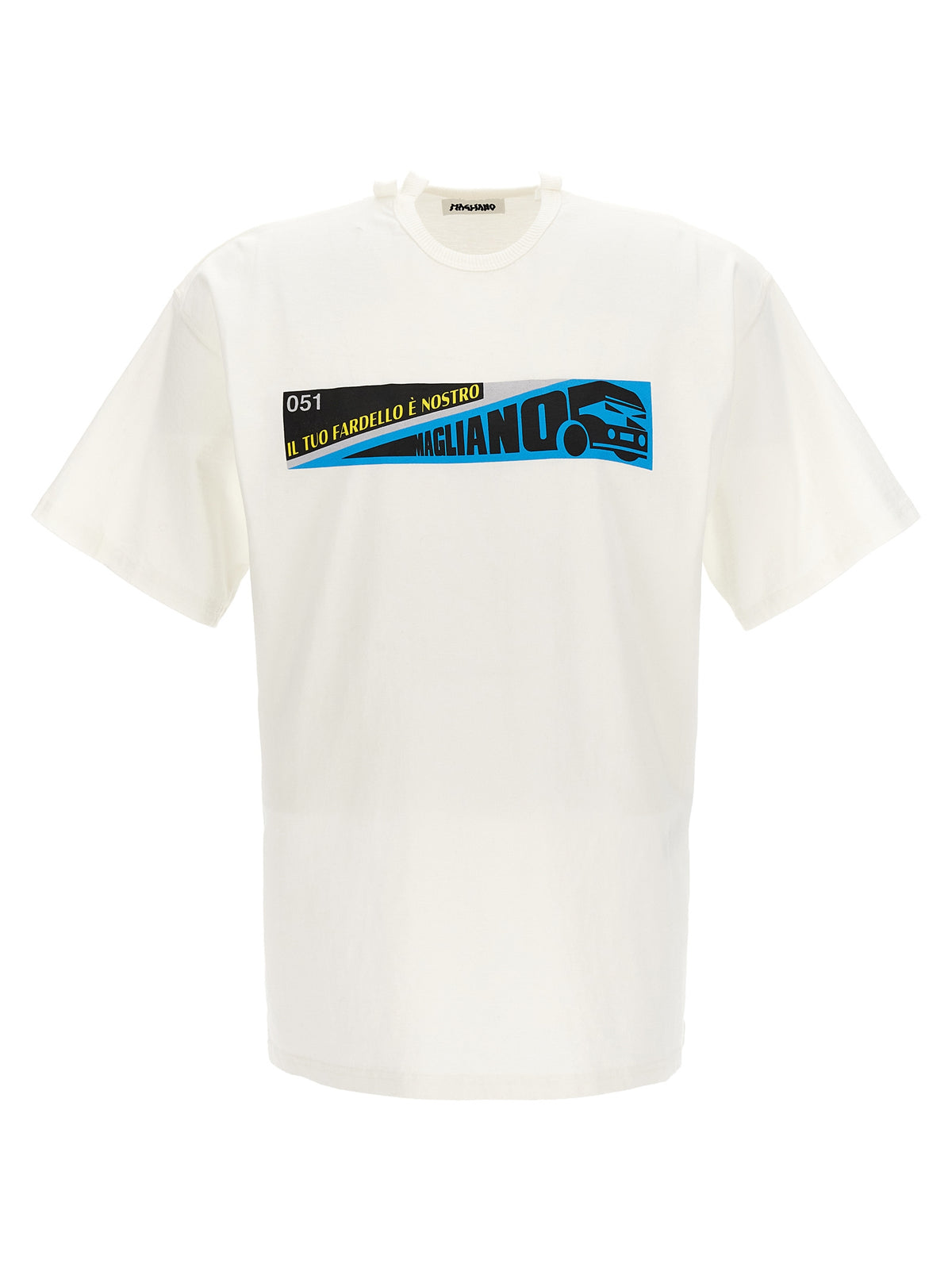 Magliano Fardello White Cotton T-Shirt for Men