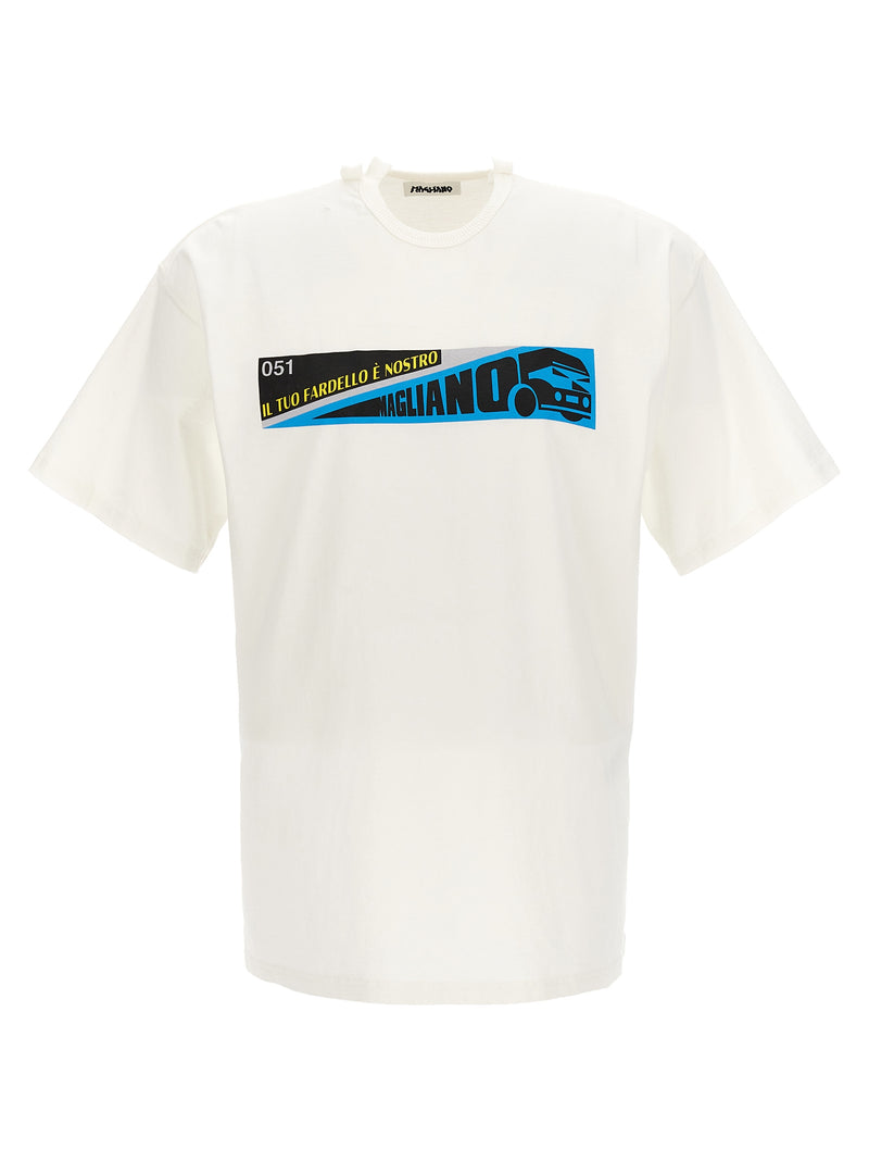 Magliano Fardello White Cotton T-Shirt for Men