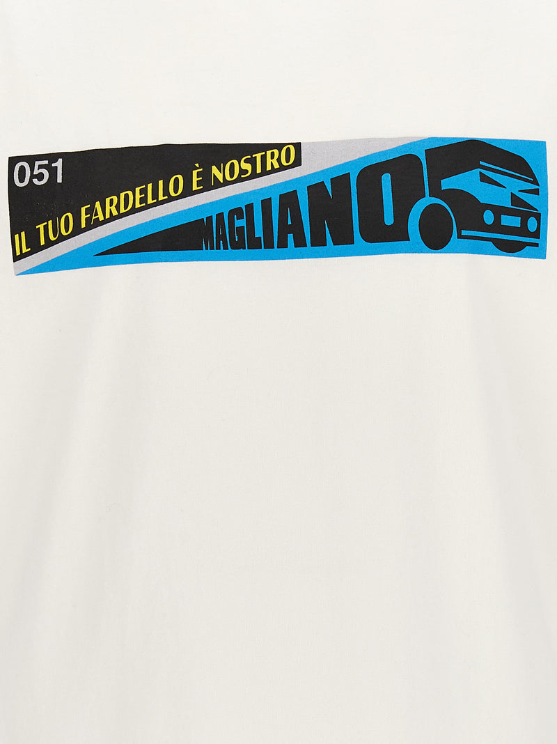 Magliano Fardello White Cotton T-Shirt for Men
