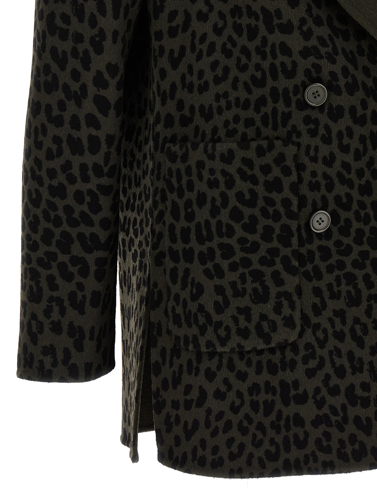 P.A.R.O.S.H. Bicolor Wool Blazer - Green