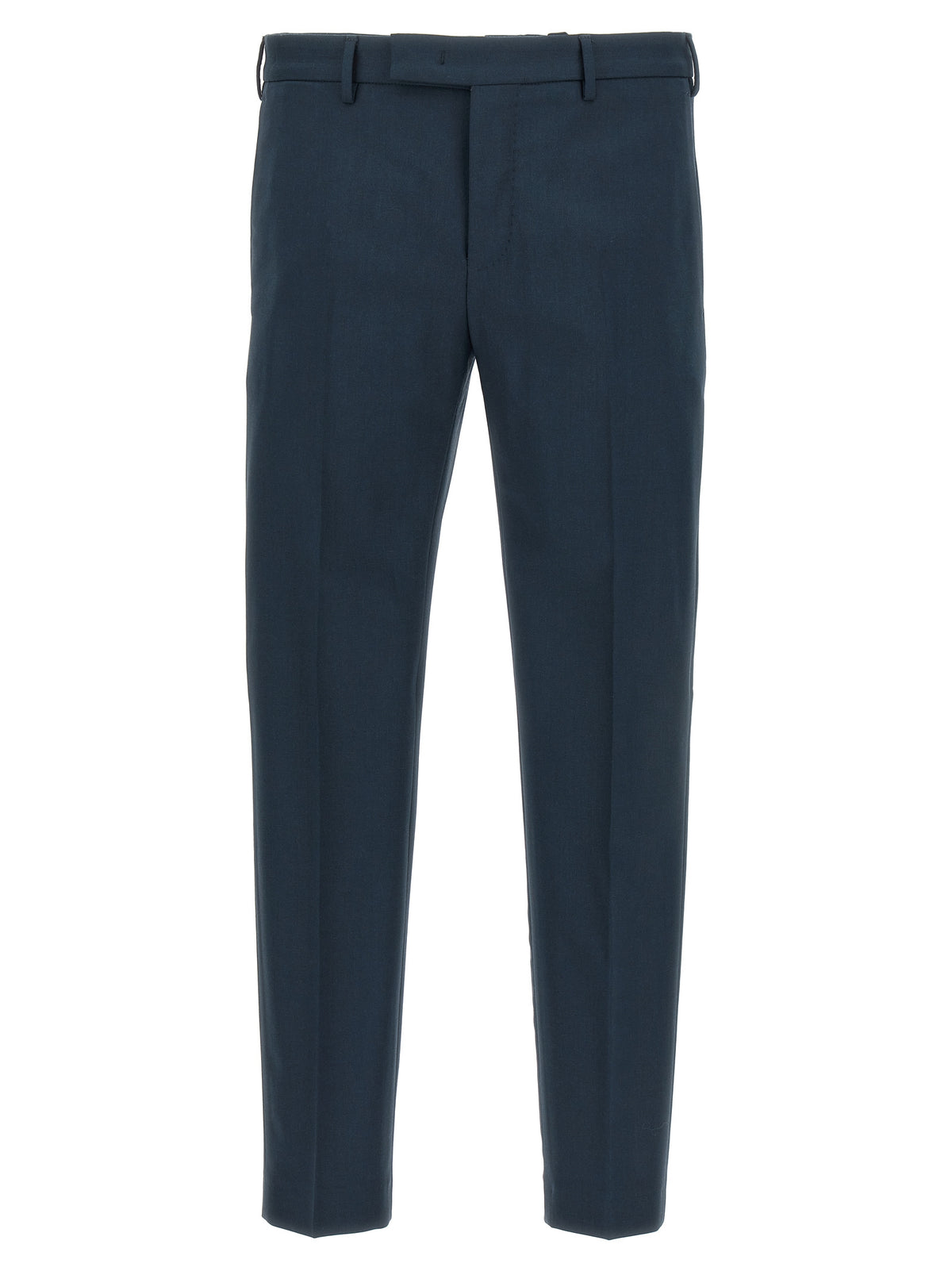 PT Torino Dieci Blue Virgin Wool Dress Pants for Men