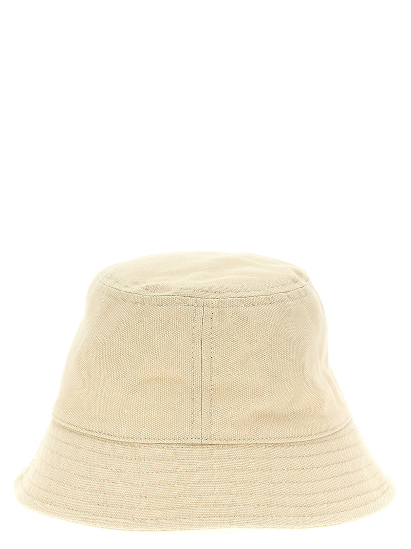Isabel Marant Haley Beige Cotton Bucket Hat