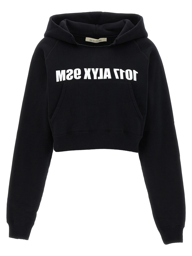 Alyx Bicolor Cotton Sweatshirt - Trendy Cropped Hoodie