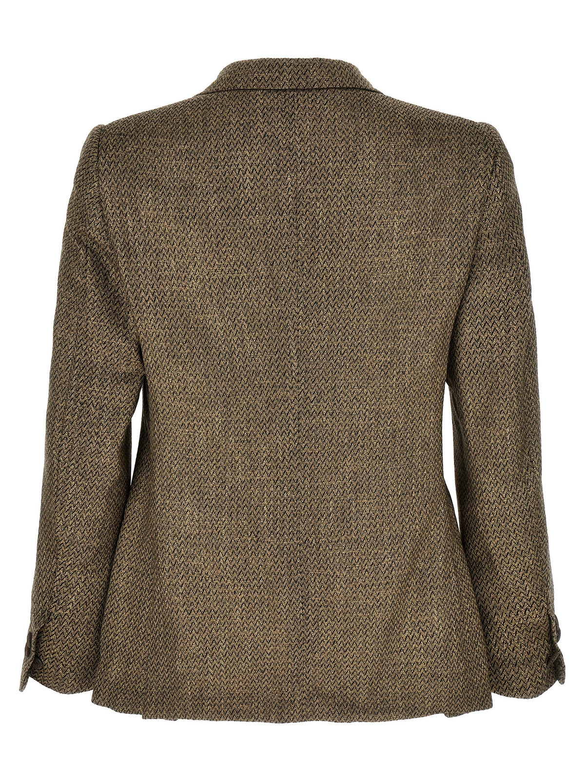 MAURIZIO MIRI Keanu Beige Alpaca Leather Blazer