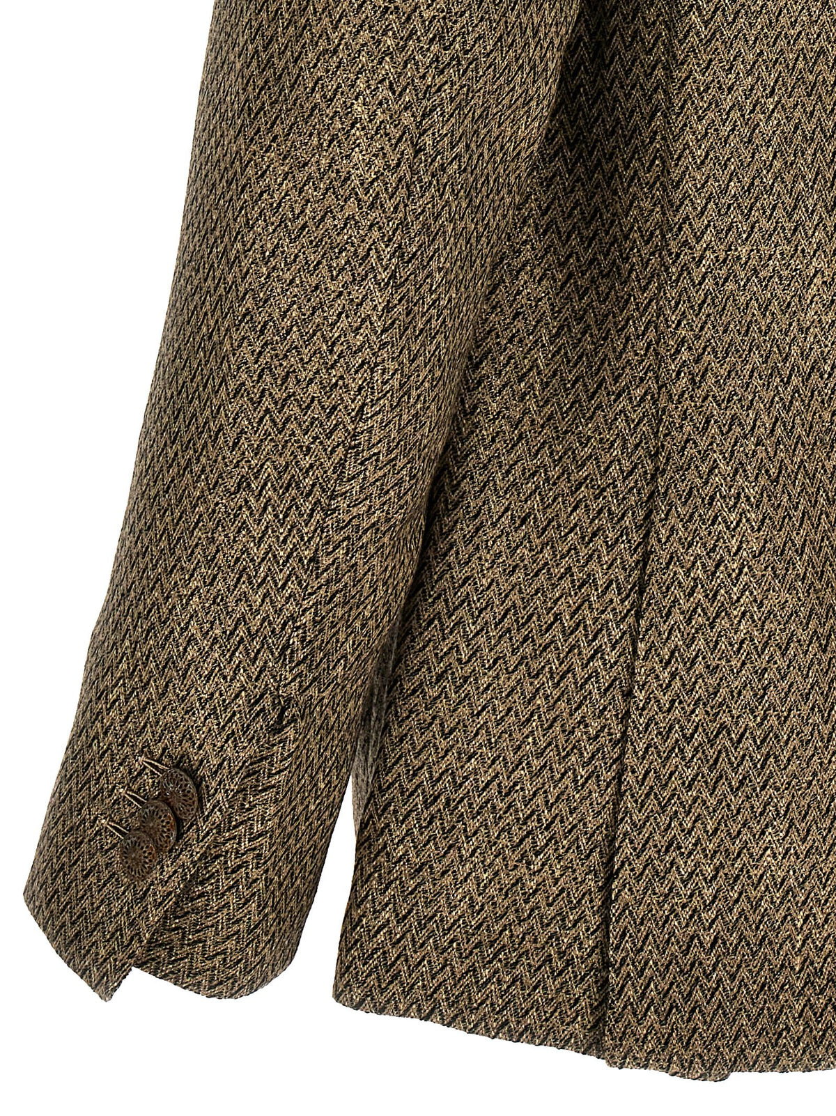MAURIZIO MIRI Keanu Beige Alpaca Leather Blazer