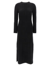 Loulou De Saison Bisha Black Cashmere Long Dress