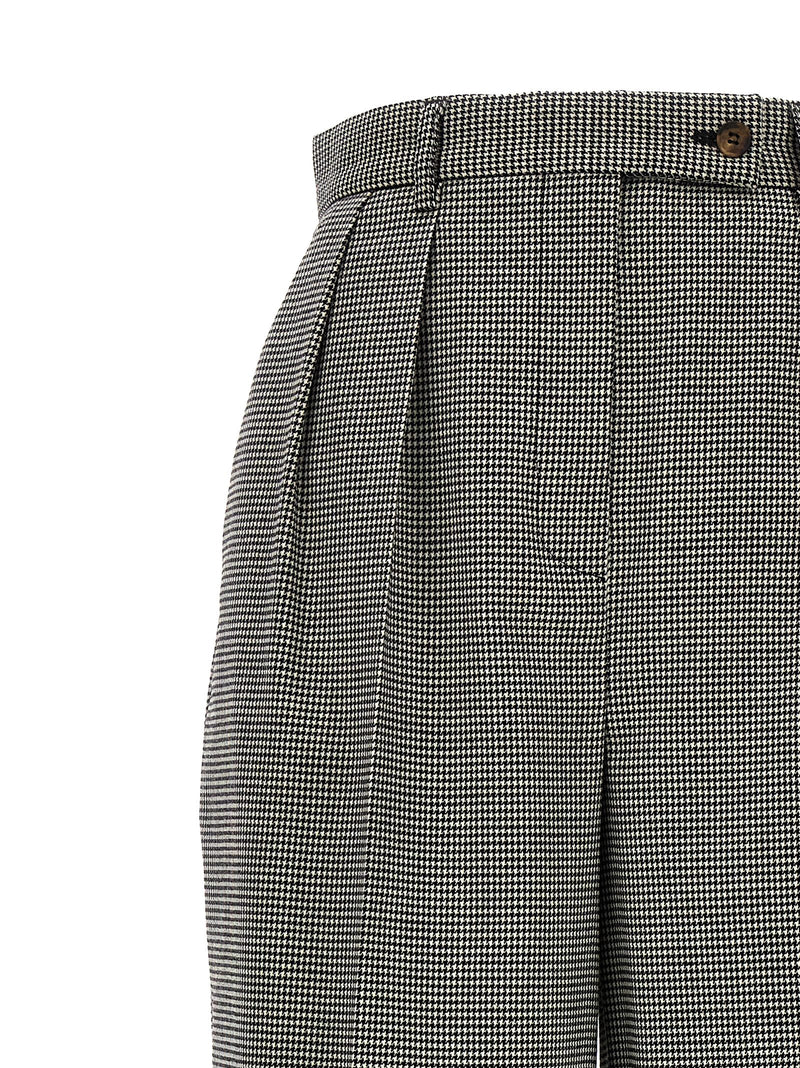 ROCHAS Bicolor Elastane Casual Pants - Chic Wide-Leg Design